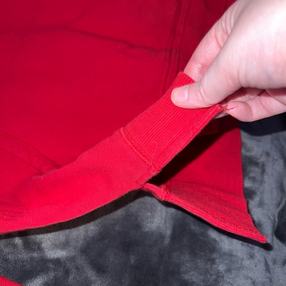 Levi’s Men’s Croft Fleece Stripe Red Logo Hoodie Size Medium - Picture 10 of 16